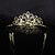 Χαμηλού Κόστους Κεφαλό Γάμου-Κράμα Crown Tiaras με Κρυστάλλινη λεπτομέρεια 1 Τεμάχιο Γάμου / Ειδική Περίσταση Ακουστικό