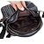 cheap Men&#039;s Bags-Men&#039;s Cowhide Leather Messenger Bag Shoulder Messenger Bag Crossbody Bag Daily Outdoor Black Brown