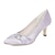 cheap Wedding Shoes-Women&#039;s Wedding Shoes Pumps Plus Size Wedding Heels Bridal Shoes Rhinestone Kitten Heel Pointed Toe Basic Minimalism Wedding Party &amp; Evening Satin Loafer Spring Summer Solid Colored White Gray Light