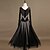 cheap Ballroom Dancewear-Ballroom Dance Dress Crystals / Rhinestones Women&#039;s Training Long Sleeve High Nylon Organza Tulle