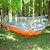 cheap Picnic &amp; Camping Accessories-Camping Hammock with Pop Up Mosquito Net Double Hammock Outdoor Automatic Open Hammock Portable Breathable Anti-Mosquito Parachute Nylon with Carabiners and Tree Straps for 2 person 250*120