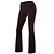 billiga Jóga nadrágok és blúzok-Women&#039;s Yoga Pants Flare Leg Bootcut Butt Lift Zumba Fitness Dance Pants / Trousers White Black Fuchsia Sports Activewear Stretchy Slim