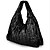 cheap Crossbody Bags-Women&#039;s Zipper Leather Shoulder Messenger Bag Black