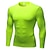 cheap Men&#039;s Active Tees &amp; Tanks-Men&#039;s Compression Shirt Running Shirt Long Sleeve Tee Tshirt Athletic Winter Spandex Breathable Quick Dry Sweat wicking Fitness Gym Workout Running Sportswear Activewear Solid Colored Navy Wine Red