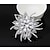 זול סיכה-בגדי ריקוד נשים סיטרין תפס לשיער שכבות מרובות 3D פרח נשים צבעוני וינטאג&#039; אבן נוצצת ציפוי זהב סִכָּה תכשיטים קשת חום בהיר לבן עבור מסיבת ערב פֶסטִיבָל
