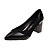 cheap Women&#039;s Heels-Women&#039;s Heels Pumps Chunky Heel Pointed Toe PU Minimalism Fall Almond / Black / Daily
