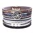 お買い得  ブレスレット＆バングル-Women&#039;s Leather Bracelet Wide Bangle Classic Stylish Creative Tree of Life life Tree Ladies Simple Fashion Trendy everyday Leather Bracelet Jewelry Blue / Gray / Black For Carnival Birthday