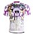 זול בגדי אופניים לנשים-ILPALADINO בגדי ריקוד גברים שרוולים קצרים חולצת ג&#039;רסי לרכיבה סגול אופנייים ג&#039;רזי צמרות רכיבת הרים רכיבת כביש נושם ייבוש מהיר עמיד אולטרה סגול ספורט ביגוד / סטרצ&#039;י (נמתח) / רצועות מחזירי אור