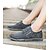 cheap Men&#039;s Slip-ons &amp; Loafers-Men&#039;s Sneakers Comfort Shoes Driving Loafers Casual Walking Shoes Denim Gray Blue Fall Spring