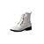 cheap Women&#039;s Boots-Women&#039;s Boots Combat Boots Chunky Heel Round Toe Faux Leather Booties / Ankle Boots British Fall &amp; Winter White / Black / Burgundy