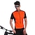 baratos Roupa de Ciclismo Feminino-Jaggad Homens Mulheres Manga Curta Camisa para Ciclismo Poliéster Elastano Amarelo Vermelho Laranja Tamanhos Grandes Moto Camisa / Roupas Para Esporte Blusas Ciclismo de Montanha Ciclismo de Estrada