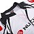 Χαμηλού Κόστους Ανδρικά σύνολα ένδυσης-Ανδρικά Φανέλα και σορτς ποδηλασίας Κοντομάνικο Ποδηλασία Βουνού Ποδηλασία Δρόμου Μαύρο με Άσπρο Ποδήλατο Κοντά Παντελονάκια Αθλητική μπλούζα Ρούχα σύνολα Δίχτυ Αναπνέει Πίσω τσέπη Σκούπισμα ιδρώτα