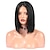 halpa Aidot peruukit etupitsillä-Aidot hiukset 13x4 pitsiä edessä Peruukki Bob-leikkaus Kardashian Suora Peruukki 130% Hiusten tiheys ja vauvan hiukset Luonnollinen hiusviiva Tummille naisille Käyttötarkoitus Naisten Lyhyt