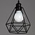 billige Øslys-1-lys 20,5 cm mini-stil vedhængslampe metal geometriske malede finish retro vintage / land 110-120v / 220-240v