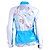 cheap Men&#039;s Clothing Sets-Nuckily Women&#039;s Long Sleeve Cycling Jersey with Tights Blue Floral Botanical Bike Clothing Suit Thermal / Warm Windproof Fleece Lining Breathable Anatomic Design Winter Sports Polyester Spandex Fleece