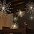 cheap LED String Lights-Waterproof 60 Branches120LED Battery Operated Hanging Starburst Lights LED Fireworks lamp LED Broom Copper Wire Timed Colorful Lantern Creative Party Festival Decor