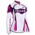 cheap Men&#039;s Clothing Sets-Nuckily Women&#039;s Cycling Jersey with Tights Long Sleeve Mountain Bike MTB Road Bike Cycling Winter Purple Floral Botanical Bike Clothing Suit Fleece Spandex Polyester Thermal Warm Windproof Fleece