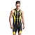 cheap Women&#039;s Triathlon Clothing-Nuckily Men&#039;s Short Sleeve Triathlon Tri Suit Triathlon Yellow Stripes Bike Spandex Polyester Breathable Anatomic Design Ultraviolet Resistant Sports Stripes Clothing Apparel / Advanced / Stretchy