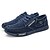 olcso Bebújós cipők férfiaknak-Férfi Tornacipők Kényelmes cipők Naplopók vezetése Hétköznapi Gyalogló Farmer Szürke Kék Ősz Tavasz
