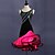 cheap Latin Dancewear-Latin Dance Dresses Women&#039;s Training Spandex / Tulle Crystals / Rhinestones Sleeveless High Dress