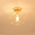 voordelige Plafondlampen-1-Light 21,5 cm Ministijl Inbouwspots Metaal Geometrisch Gegalvaniseerd Natuur Geïnspireerd Modern 110-120V 220-240V E26 E27