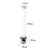 Χαμηλού Κόστους Νησιωτικά φώτα-1-φως 20 εκ. Κρεμαστό ελαφρύ μεταλλικό κύκλο σφαίρα επιμεταλλωμένο κομψό &amp; μοντέρνο τύμπανο 110-120v 220-240v