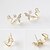 cheap Earrings-Women&#039;s Cubic Zirconia Stud Earrings cuff Butterfly Ladies Stylish Elegant Small Sweet S925 Sterling Silver Earrings Jewelry Silver / Gold For Gift Engagement Party Cocktail Party Prom Date Promise 1
