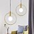 preiswerte Insellichter-1-Light Northern Europe Modern Electroplated Pendant lighting Ceiling Mini Chandelier Hanging Lamp 1 Lights Fixture Flush Mount