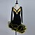 halpa Latinalaistanssiasut-Latin Dance Dresses Women&#039;s Training Spandex / Tulle Appliques / Crystals / Rhinestones Long Sleeve High Dress