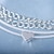 abordables Bijoux piercings-Femme Bracelet de cheville Chaîne unique Romantique Bracelet de cheville Bijoux Blanche Pour Plein Air Sortie