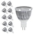 cheap Light Bulbs-10 Pack, MR16/GU5.3 35W LED Bulbs 210LM, 12V DC, 20 Watt Incandescent Equivalent, Ultra Bright Energy Saving Spotlight