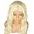 cheap Synthetic Lace Wigs-Synthetic Wig Synthetic Lace Front Wig Wavy Body Wave Middle Part Lace Front Wig Blonde Long Bleach Blonde#613 Synthetic Hair 24 inch Women&#039;s Soft Adjustable Heat Resistant Blonde Modernfairy Hair