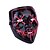 cheap Motorcycle Face Masks-Halloween Mask Motorcycle Mask LED Illuminated Party Mask Clear Election Year Great Funny Mask Festival Cosplay Costume Supplies Glow in The Dark