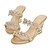 cheap Women&#039;s Sandals-Women&#039;s Sandals Wedge Heel Daily PU Summer Gold / Silver