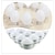 tanie Lampy pierścieniowe-Ledowe lampki toaletowe do makijażu przyklejają się do lustra z 10 ściemnianymi żarówkami USB 4,6 m 15ft biały kabel