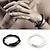 cheap Bracelets-Men&#039;s Wrap Bracelet Leather Bracelet woven Magnetic Cheap Basic Fashion Paracord Bracelet Jewelry White / Black / Coffee For Casual Daily Sports