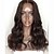 cheap Synthetic Lace Wigs-Synthetic Wig Synthetic Lace Front Wig Wavy Water Wave Kardashian Middle Part Lace Front Wig Short Black#1B Dark Brown Synthetic Hair 16 inch Women&#039;s Soft Heat Resistant Best Quality Black