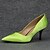 cheap Women&#039;s Heels-Women&#039;s Heels Office &amp; Career Stiletto Heel Pointed Toe Basic Pump Silk Black Yellow Blue