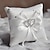 halpa Μαξιλαράκια για Βέρες-Plain Sateen Rhinestone / Ribbons Satin Ring Pillow Pillow All Seasons