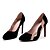 baratos Sapatos de Salto Alto de mulher-Women&#039;s Heels Pumps Stiletto Heel Pointed Toe Suede Business Spring &amp; Summer / Fall &amp; Winter Black / Red / Wedding / Party &amp; Evening / Color Block / 3-4 / Party &amp; Evening