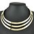 cheap Necklaces-Women&#039;s Choker Necklace Torque Hollow Peace Hope Ladies Punk European Fashion Alloy Gold 45 cm Necklace Jewelry 1pc For Daily Carnival