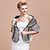 cheap Wraps &amp; Shawls-Sleeveless Faux Fur Wedding / Party / Evening Women&#039;s Wrap With Color Block Capelets