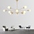 ieftine Design Sputnik-12 capete 96cm candelabru led pandantiv lumina nordic aur sputnik living modern sufragerie dormitor finisaje metalice 110-120v 220-240v