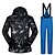ieftine Îmbrăcăminte ski-Bărbați Jachetă de Schi &amp; Pantaloni Keep Warm Impermeabil Rezistent la Vânt Schiat Camping &amp; Drumeții Snowboarding 100% Poliester Veste Snow Bib Pants Ținută Ski / Iarnă