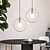 cheap Island Lights-1-Light Northern Europe Modern Electroplated Pendant lighting Ceiling Mini Chandelier Hanging Lamp 1 Lights Fixture Flush Mount