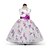 cheap Party Dresses-Kids Little Girls&#039; Dress Floral Party Holiday Print Blue Purple Blushing Pink Knee-length Sleeveless Active Sweet Dresses Spring Summer Slim
