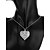 Χαμηλού Κόστους Κολιέ-Γυναικεία Κρεμαστά Κολιέ Κοίλο Καρδιά Αγάπη Κοίλη Καρδιά κυρίες Μοντέρνα Λουλουδάτο 3D S925 Ασημένιο ασήμι Ασημί 45 cm Κολιέ Κοσμήματα 1 τεμ Για Πάρτι Γάμου Causal Καθημερινά