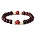 economico Braccialetti e bracciali rigidi-Per uomo Braccialetto con perline Perline Budda chakra Semplice Casuale / sportivo equilibrio di legno Gioielli braccialetto Rosso / Nero / Marrone 2 Per Strada Quotidiano Per uscire