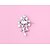 cheap Pins and Brooches-Women&#039;s Brooches Classic Flower Shape Stylish Brooch Jewelry Silver For Daily Festival