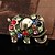 cheap Brooches-Women&#039;s Brooches 3D Elephant Ladies Simple Elegant Rhinestone Brooch Jewelry Gold For Daily